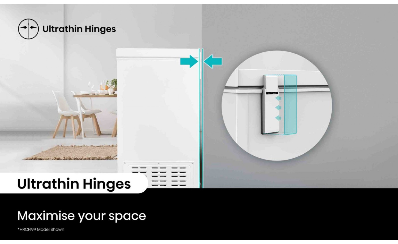 Hisense 145L Hybrid Chest Freezer (White) HRCF146