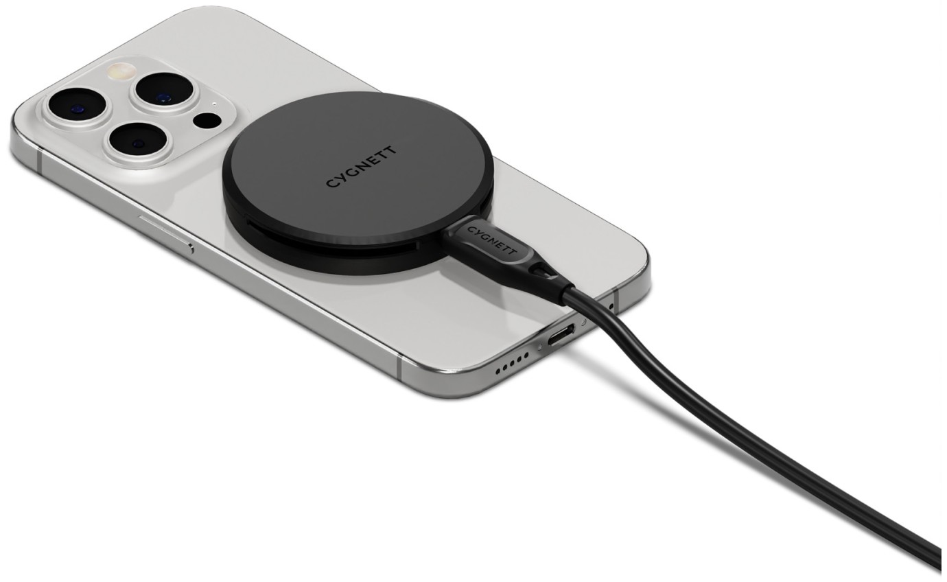 Cygnett 15W ChargePuck Magnetic Wireless Charger 11901330665