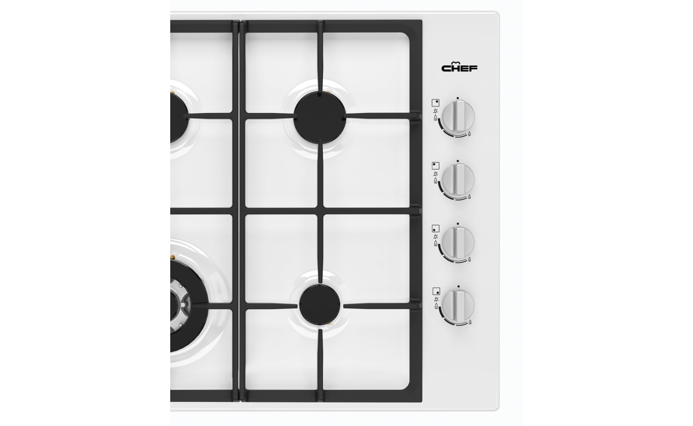 Chef 60cm 4 Burner Gas Cooktop CHG644WC