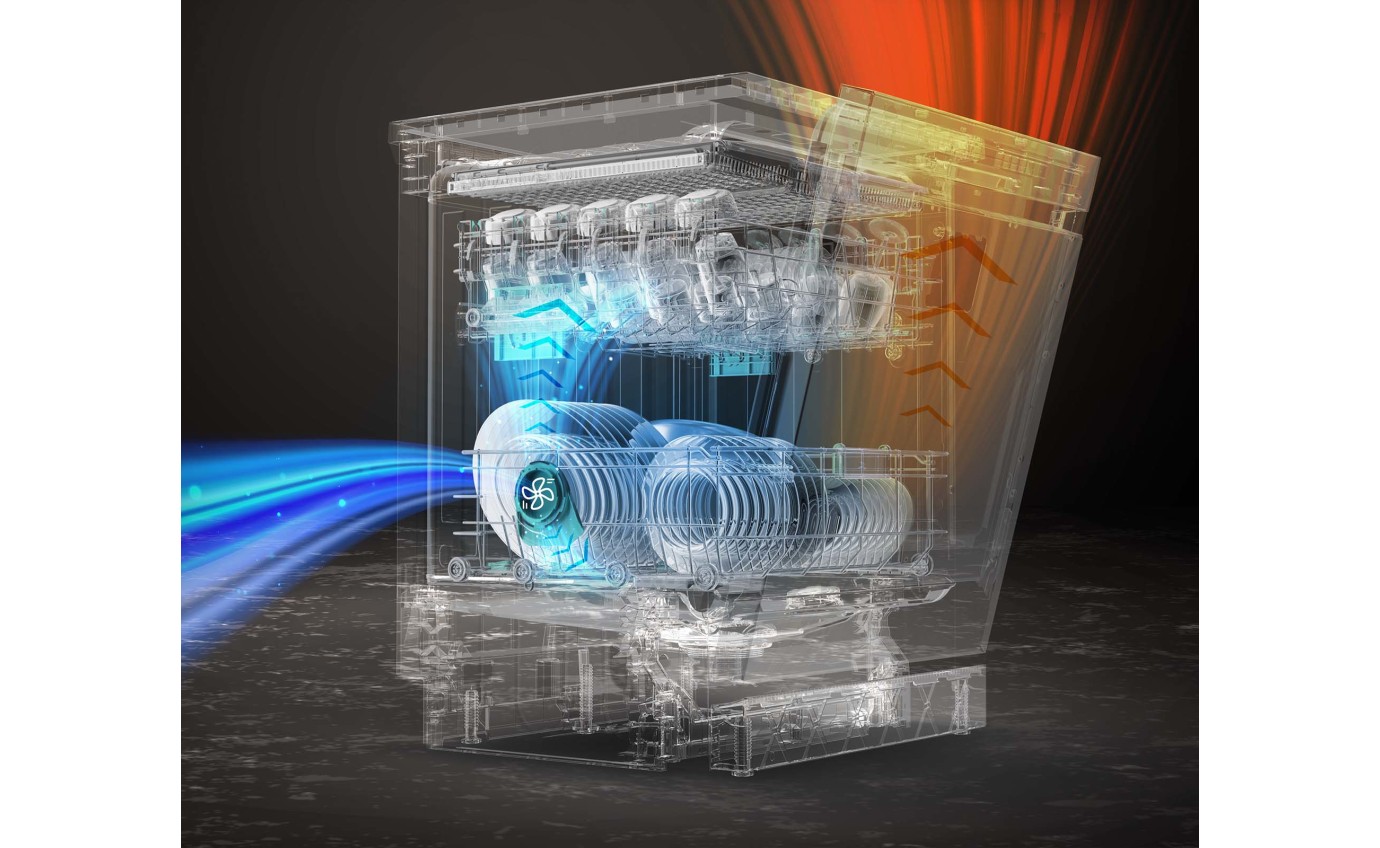 Hisense 60cm Freestanding Dishwasher (Black Steel) HSAP16FB