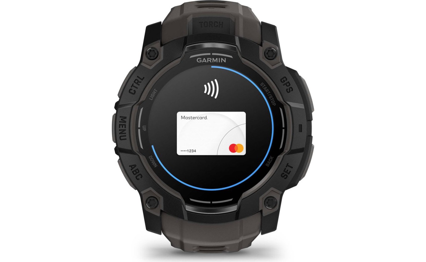 Garmin Instinct 3 50mm AMOLED Smart Watch (Black/Charcoal) 0100302000