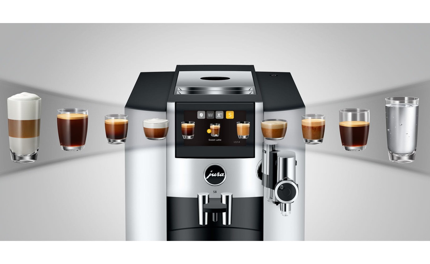 Jura S8 Automatic Coffee Machine (Chrome) 15651