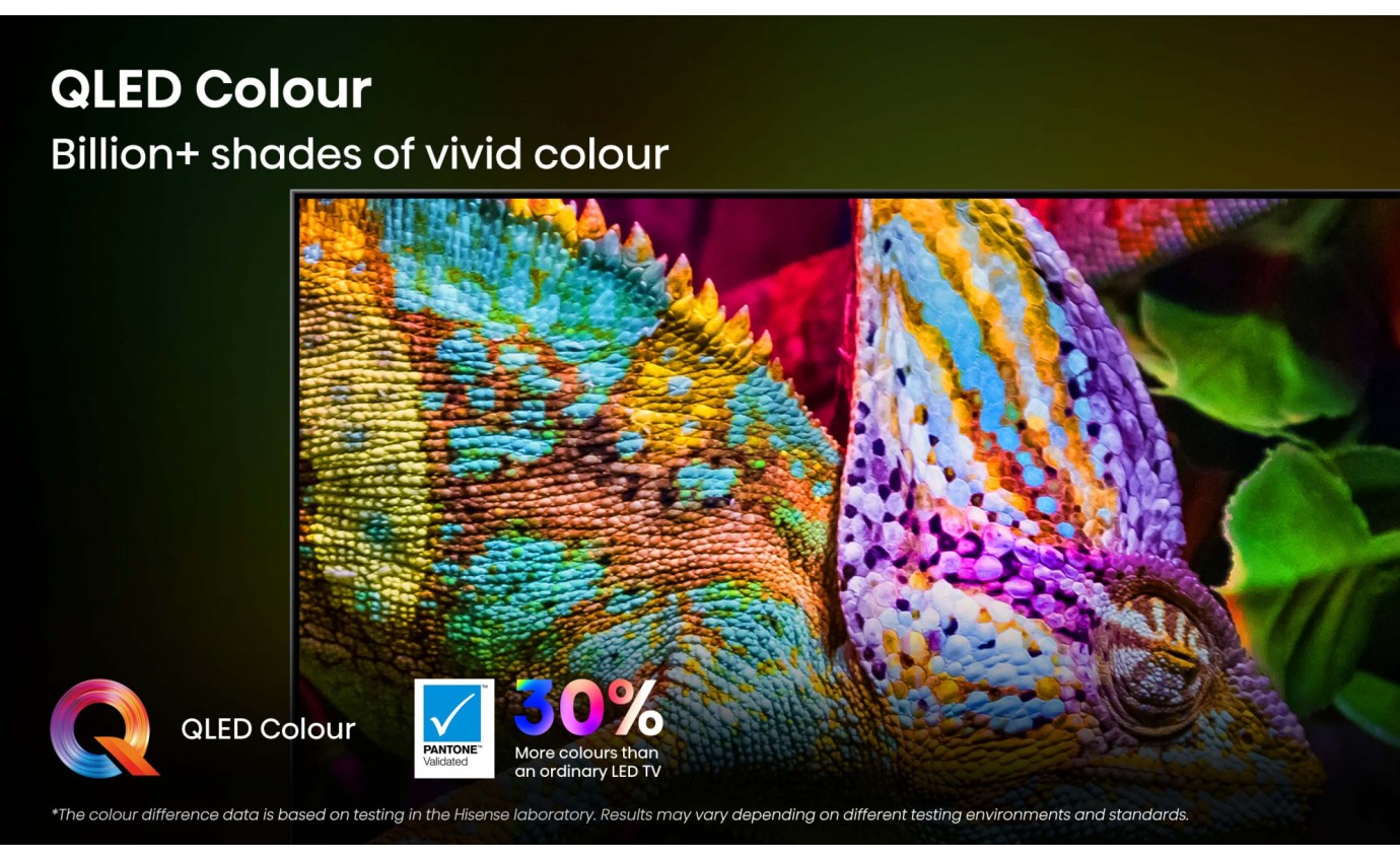 Hisense 100 inch U7QAU ULED Mini LED 4K 165Hz Smart TV 100U7QAU