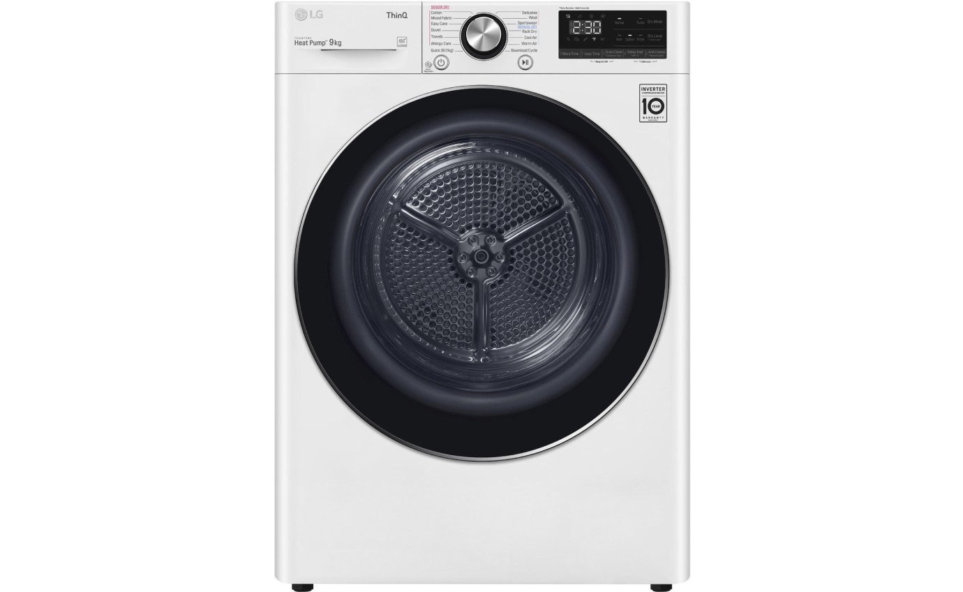 LG 9kg Heat Pump Dryer DVH909W