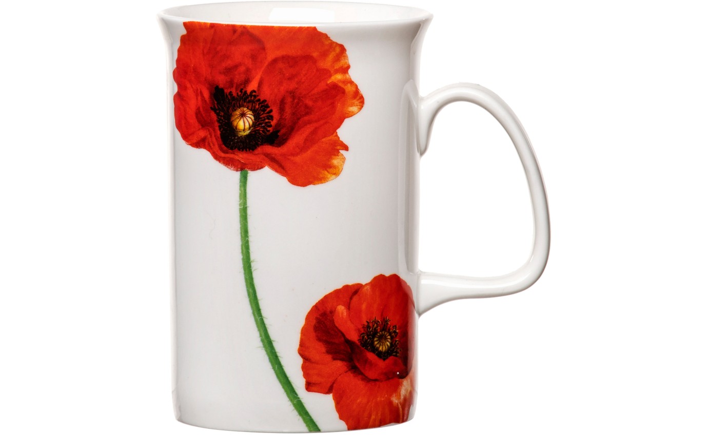 Ashdene Red Poppies Can Mug 520992