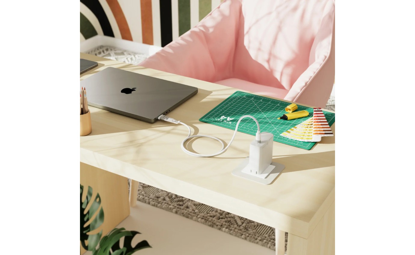 ALOGIC SnapSafe 240W USB-C to USB-C/MagSafe Charging Cable 2m ASCCMSWH