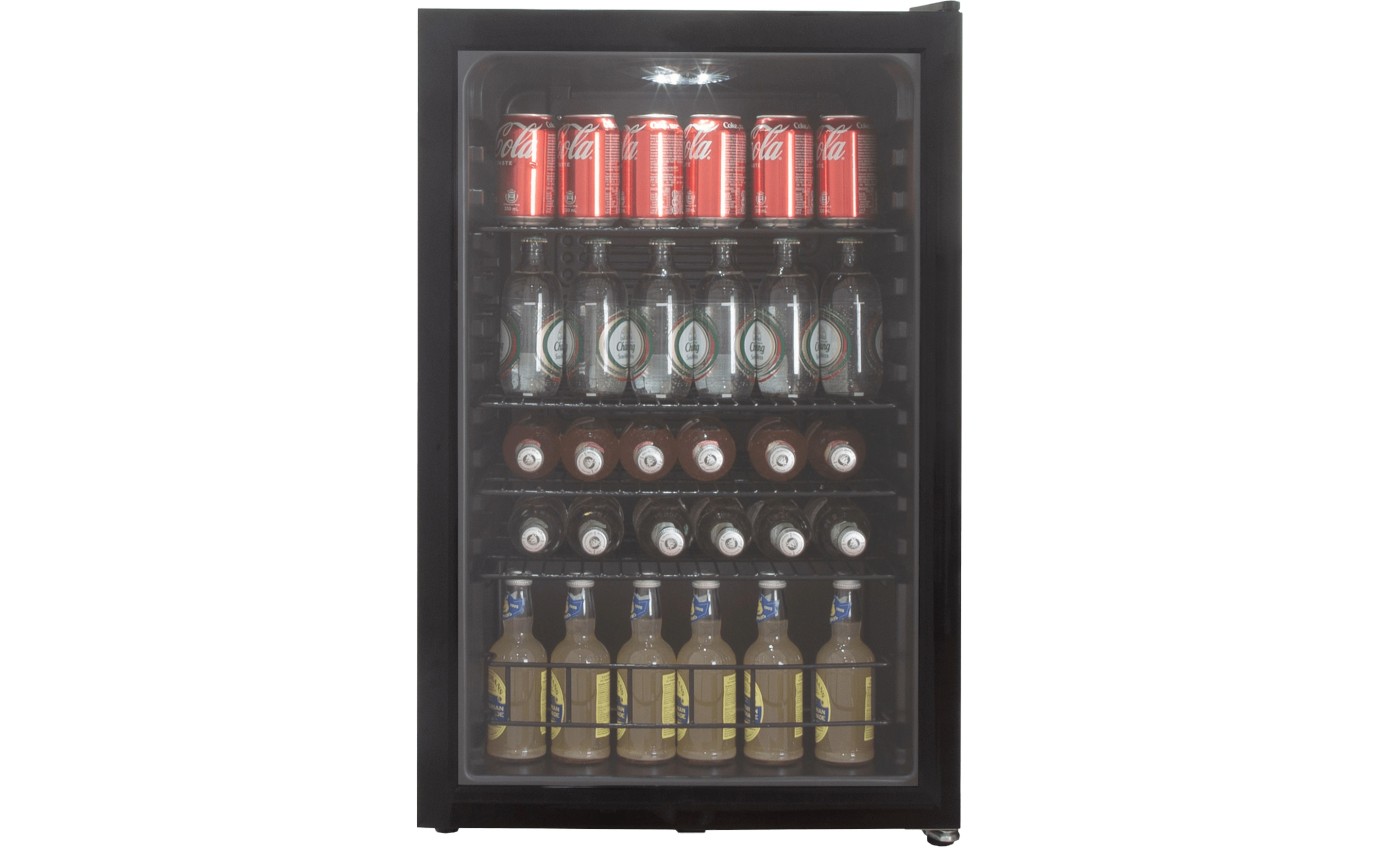 Teco 115L Glass Door Bar Fridge (Black) TBF115GBAH
