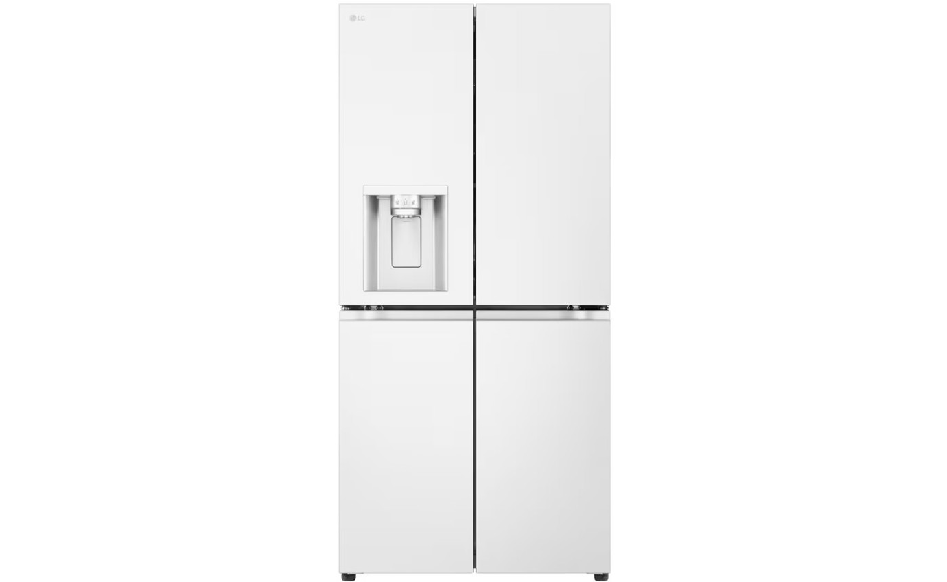 LG 506L Quad Door Fridge (White) GFL500MWH