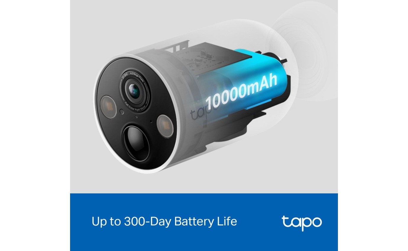 Tapo 2K 4MP Smart Wire-Free Security Camera TAPOC425
