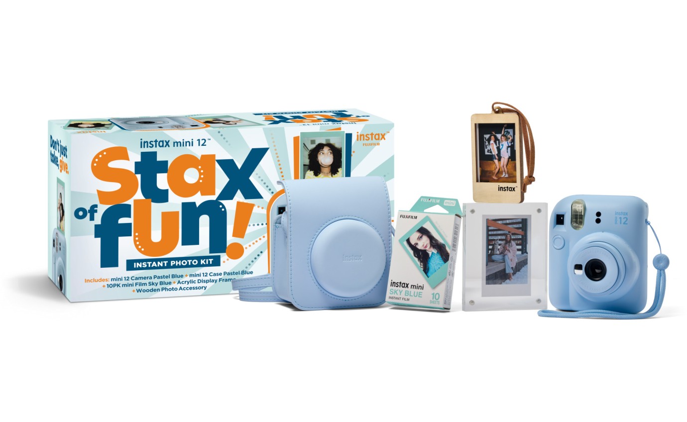 Fujifilm Instax mini 12 Memory Maker Bundle (Pastel Blue) 88422
