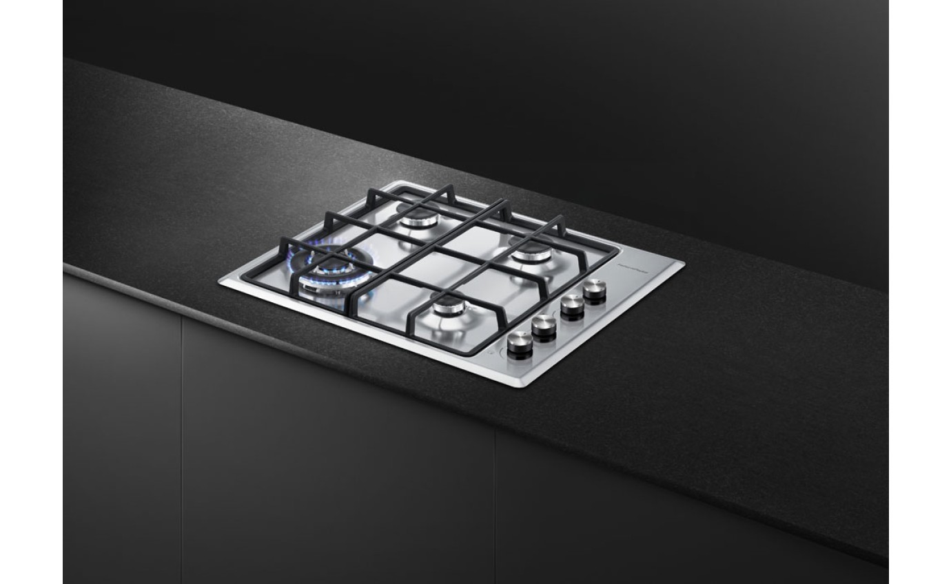 Fisher & Paykel 60cm Series 5 4 Burner Gas Cooktop, LPG CG604CLPX2