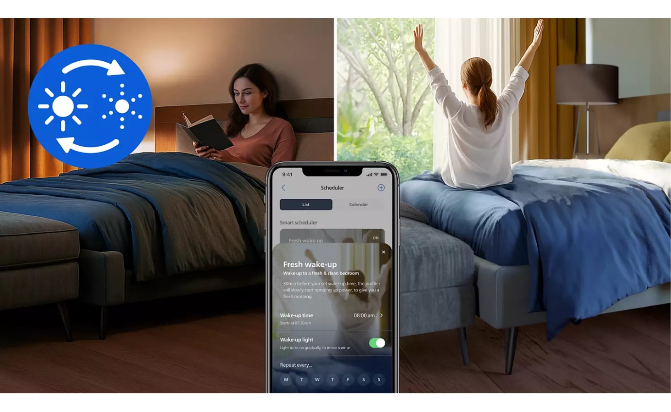 Philips PureProtect Quiet 2200 Series Smart Air Purifier (Dark Slate) AC222113