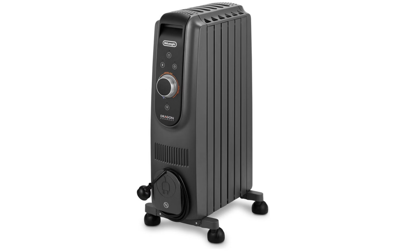 DeLonghi Dragon 5 Pro Connect 1500W Oil Column Heater TRD50615WIFIG