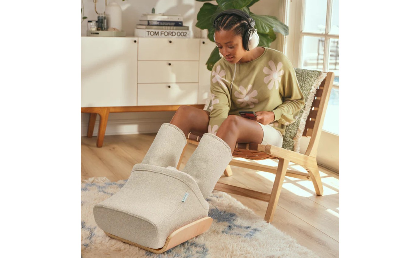 Homedics Luxe Compression Foot & Calf Massager FMS502GYAU