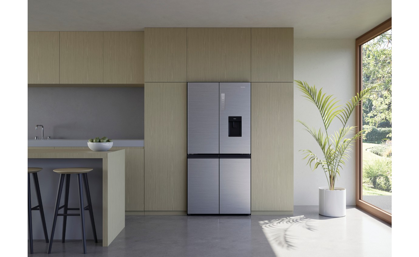 Haier 508L Quad Door Fridge (Satina) HRF580YHS