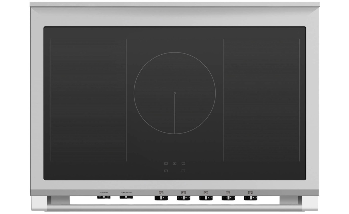 Fisher & Paykel 90cm Series 7 Classic 5 Zone Induction Cooker, 2 SmartZones OR90SCI4B1