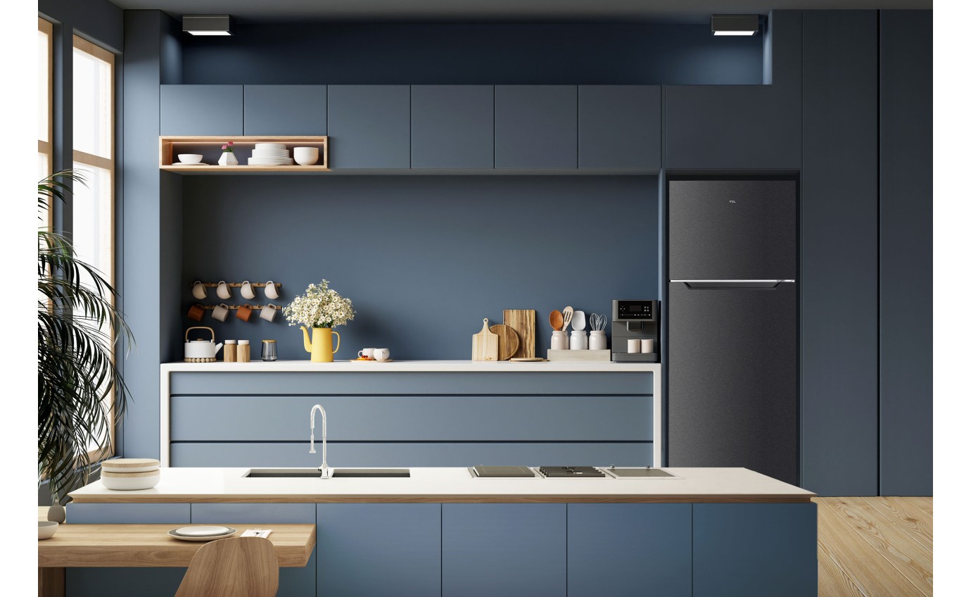 TCL 415L Top Mount Fridge (Black) P454TMB