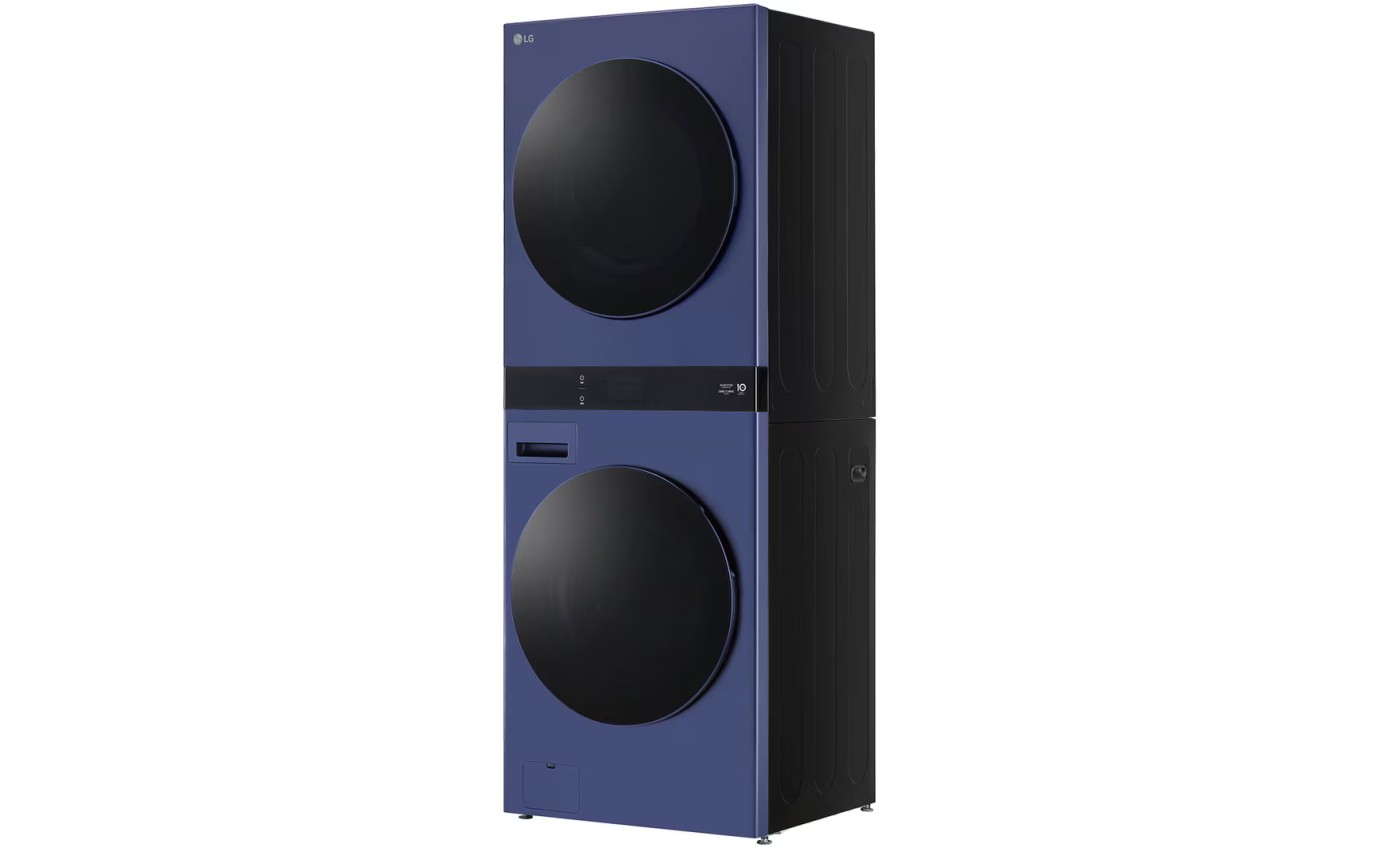 LG 19/10kg WashTower Stacked Washer Dryer (Navy Blue) WWT1910BLX
