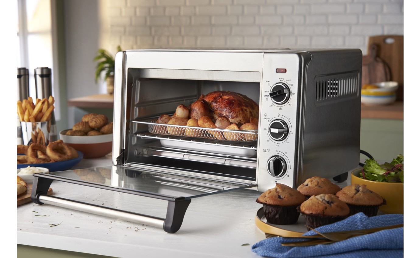 Russell Hobbs Air Fry Crisp 'N Bake Compact Toaster Oven RHTOV25