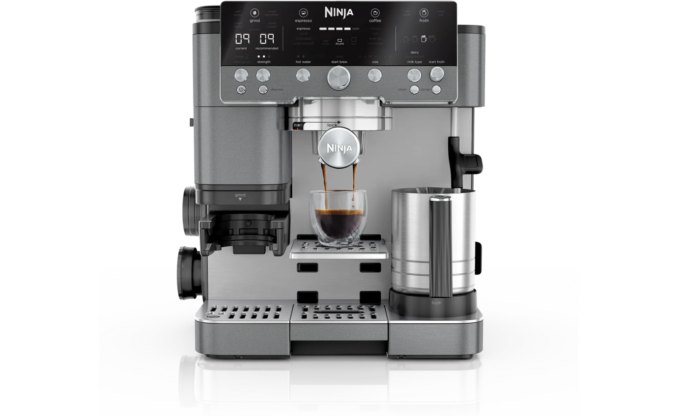 Ninja Luxe Cafe&trade; Premier Espresso Machine (Gunmetal) ES601GM