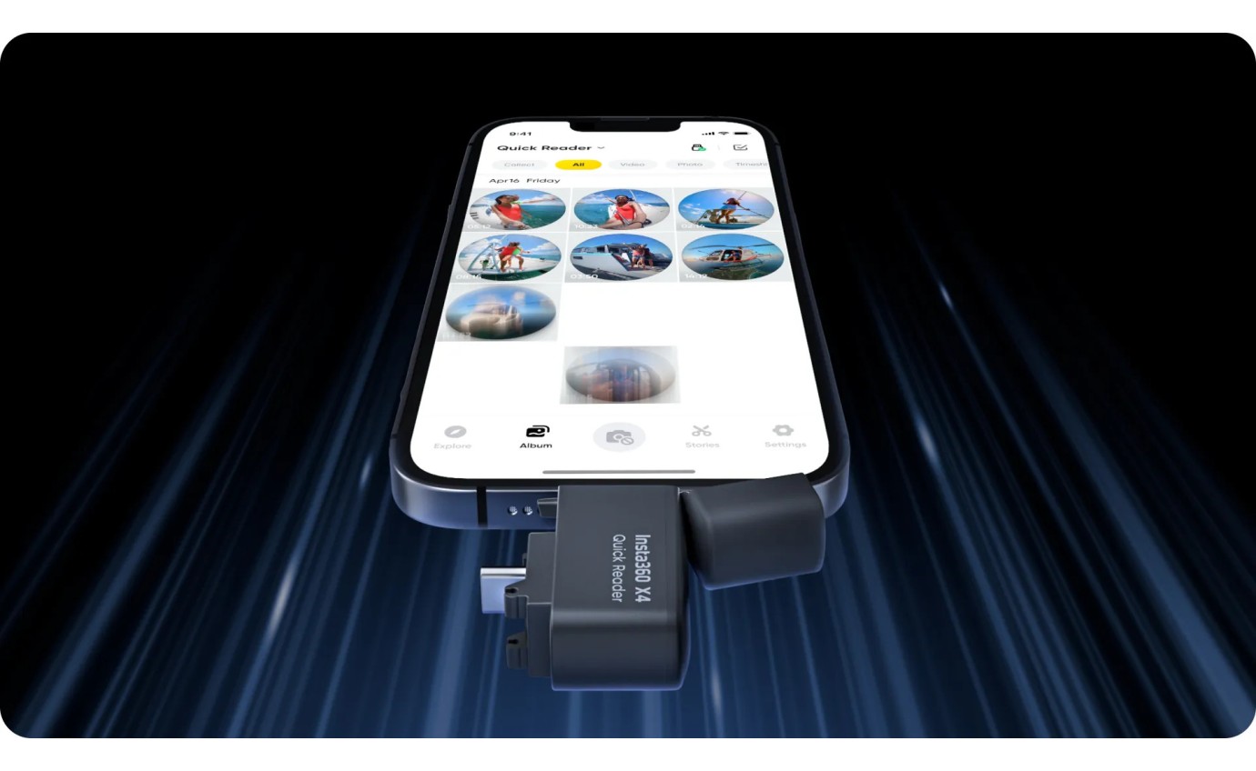 Insta360 X4 Quick Reader INSTAX408