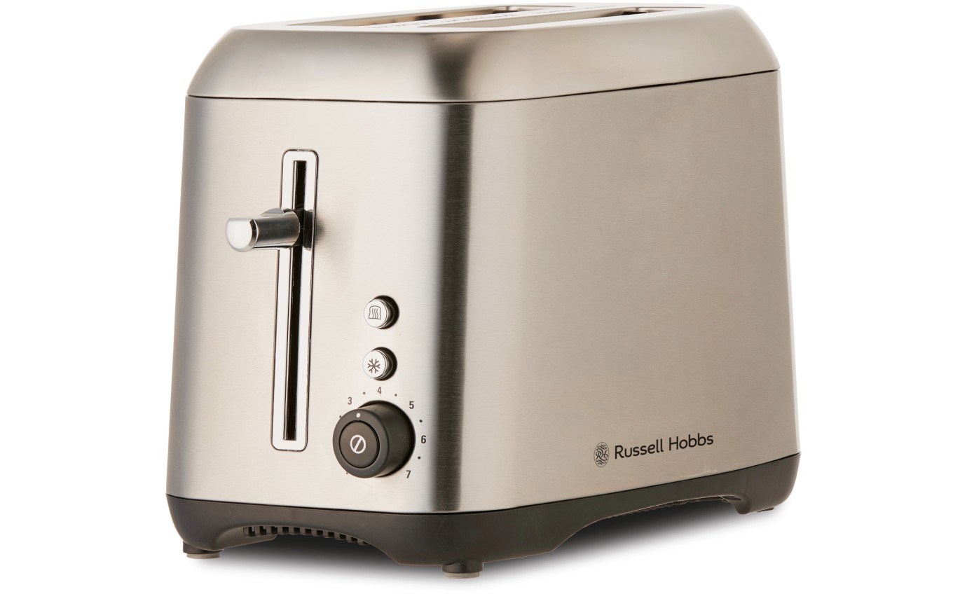 Russell Hobbs Carlton 2 Slice Toaster (Brushed Stainless Steel) RHT82BRU