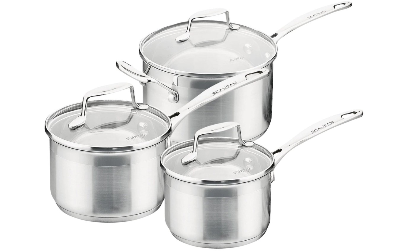 Scanpan Impact 3 Piece Saucepan Set 22033