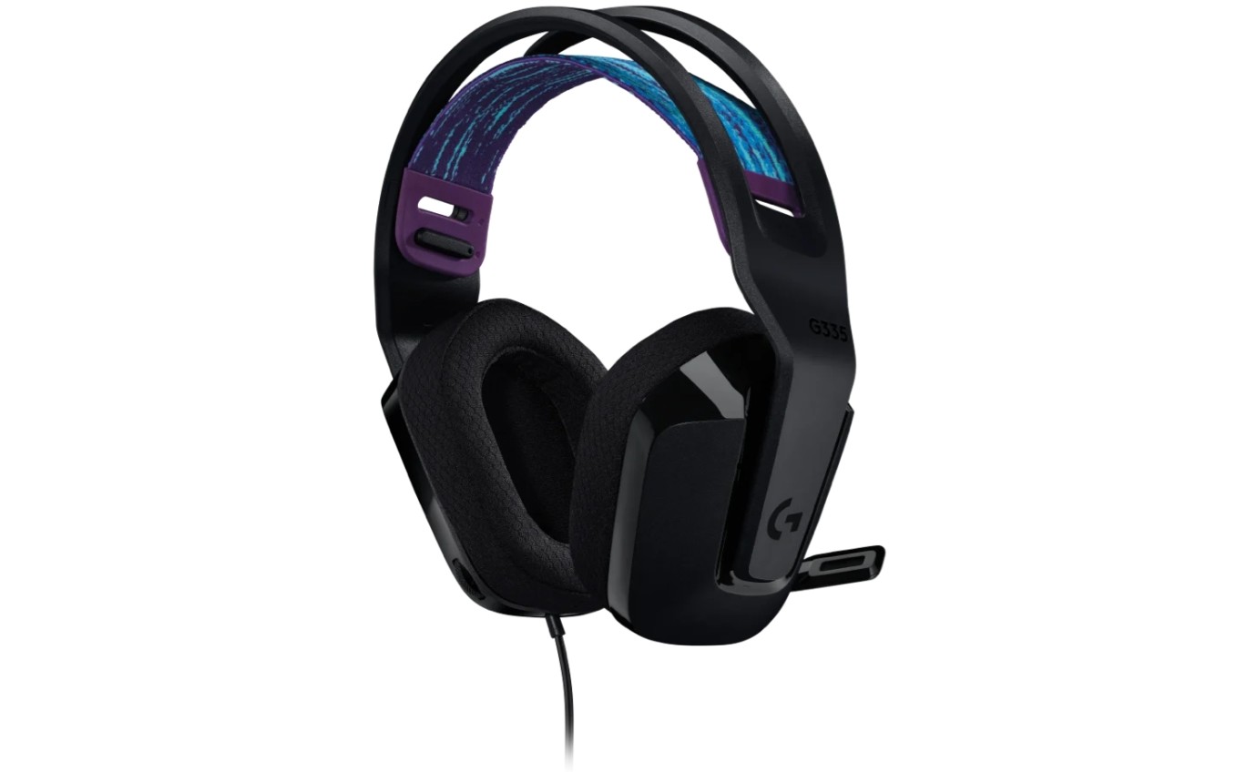 Logitech G G335 Wired Gaming Headset (Black) 981000979