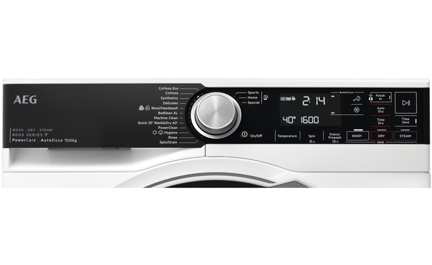 AEG 10kg/6kg 8000 Series Washer Dryer Combo with AutoDose LWA8516O5A