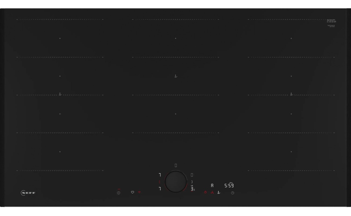 Neff 90cm N 90 Flex Induction Cooktop (Deep Black) T69YYX4C0DB