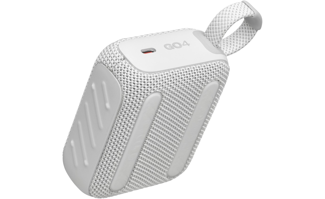 JBL Go 4 Mini Portable Bluetooth Speaker (White) JBLGO4WHT