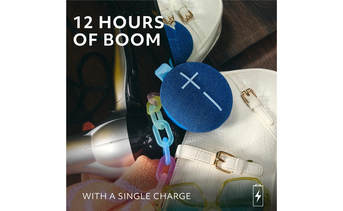 Ultimate Ears MINIROLL Portable Bluetooth Speaker (Majestic Blue) 984002023