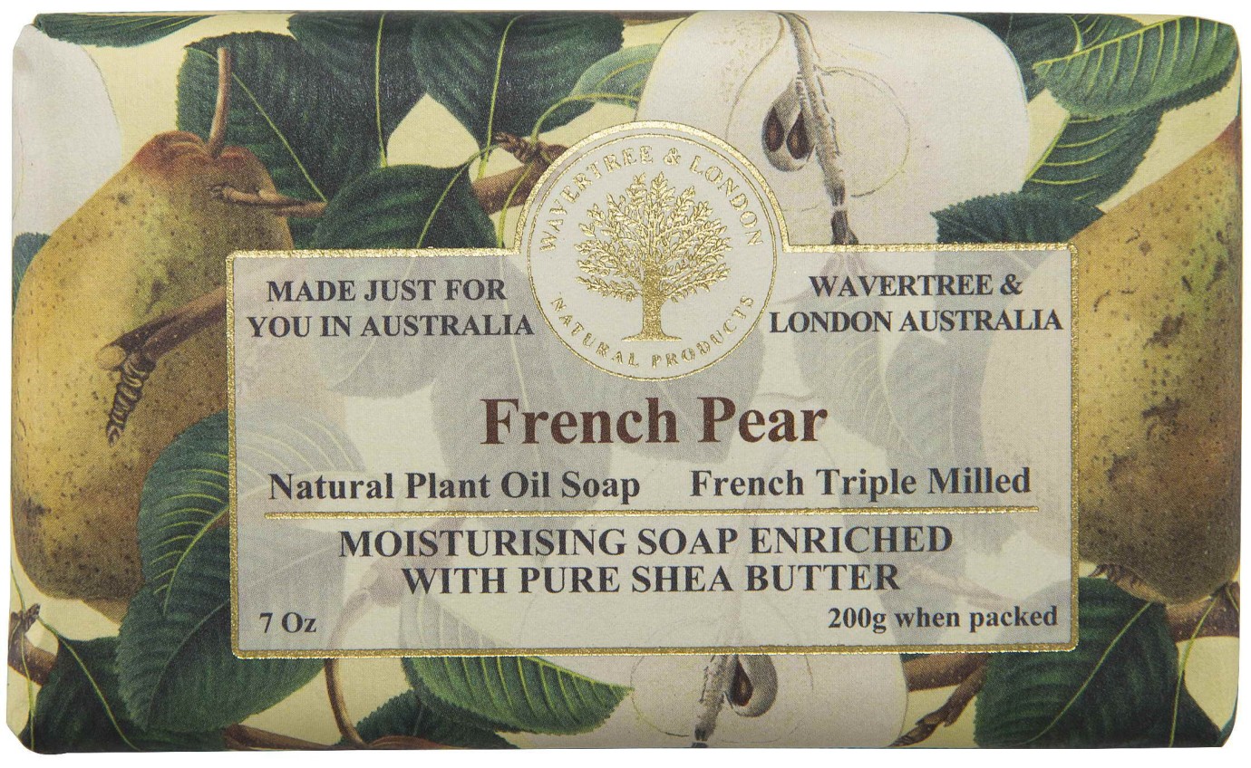 Wavertree & London French Pear Soap Bar 200g 9347774000050