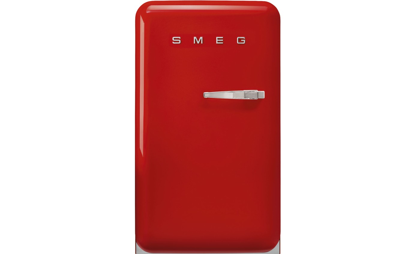 Smeg 135L 50's Style Minibar Refrigerator (Red) FAB10HLRD6