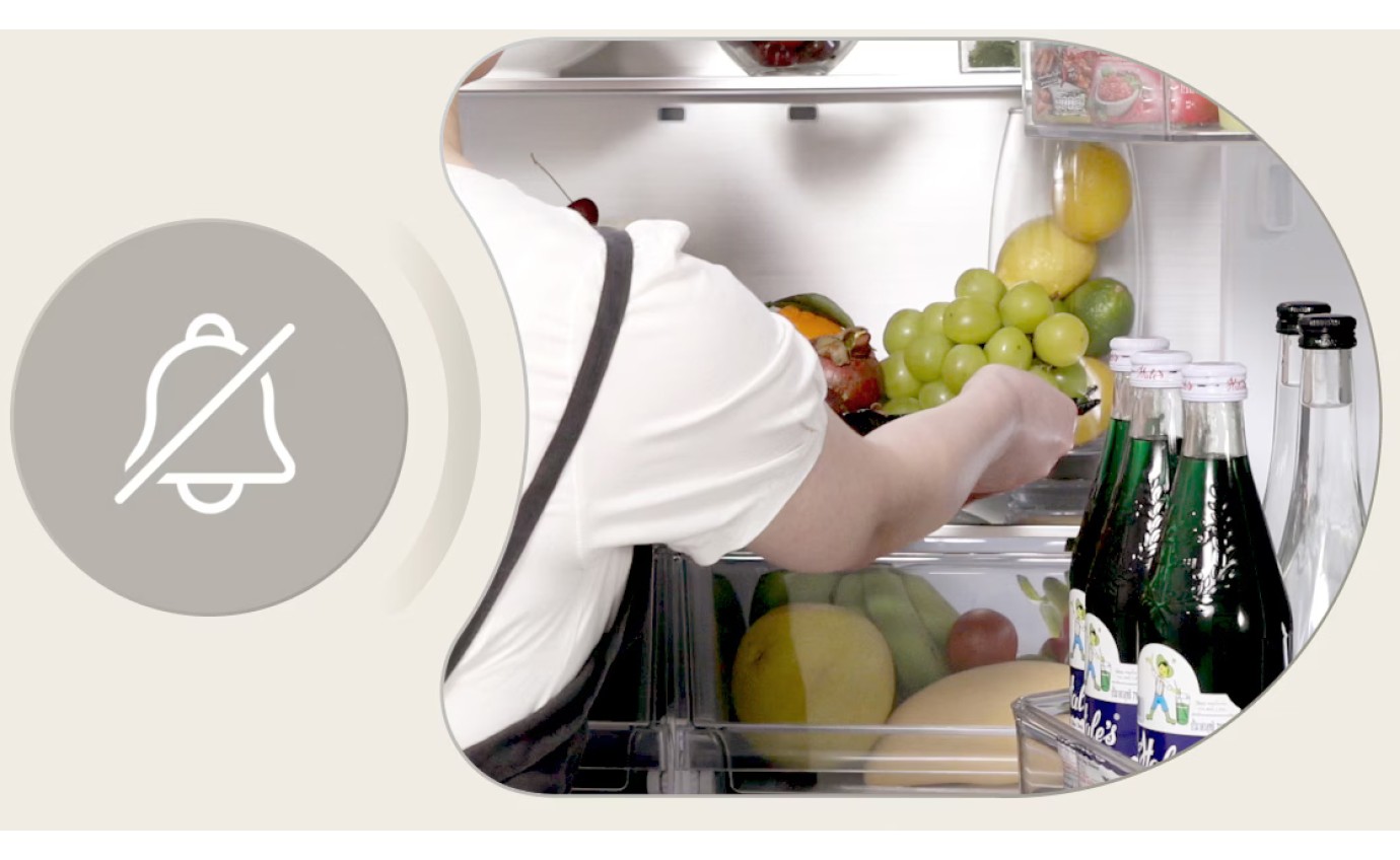 LG 340L Instaview Bottom Mount Fridge (Matte Black) GBV300MBL