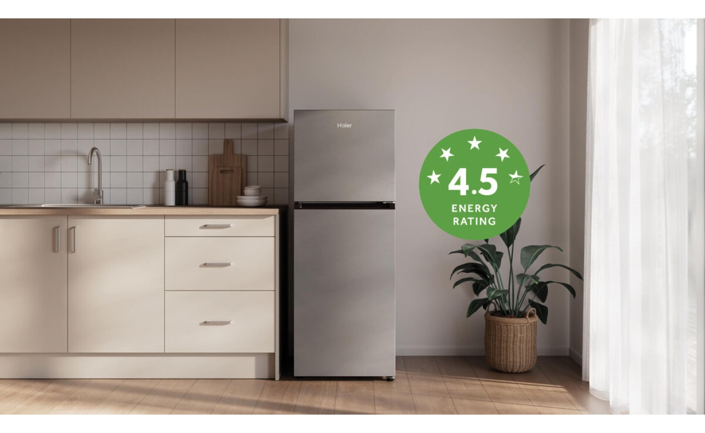 Haier 208L 300 Series Top Mount Refrigerator (Satina) HRF210TS