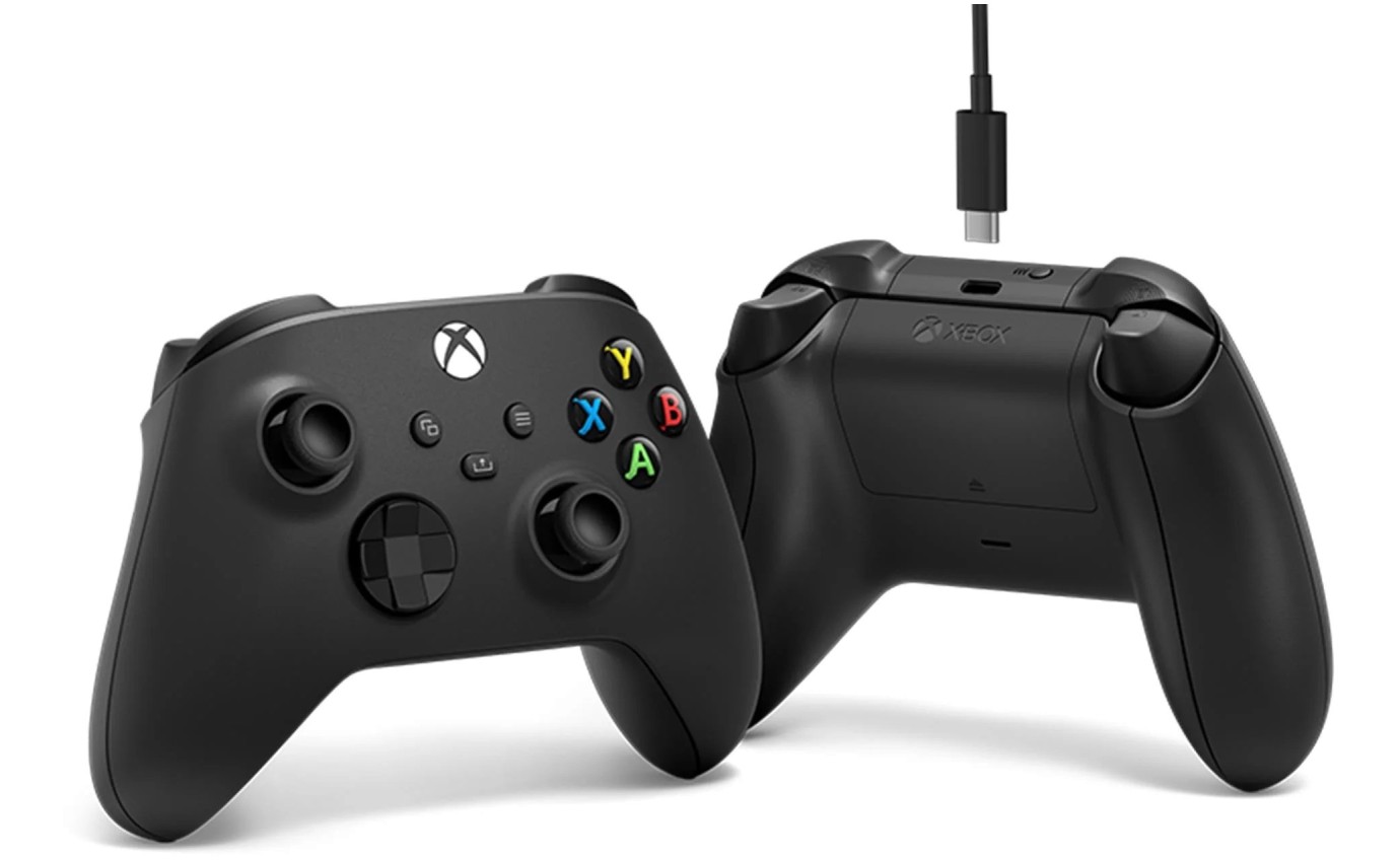 Xbox Wireless Controller + USB-C&reg; Cable (Black) EP229945