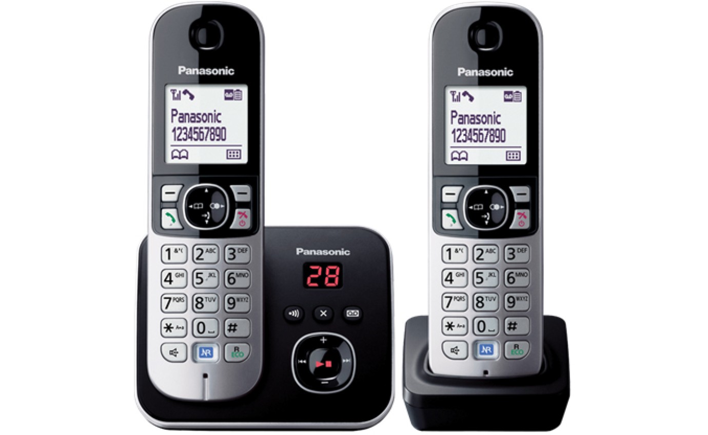 Panasonic Cordless Phone Twin Pack KXTG6822ALB