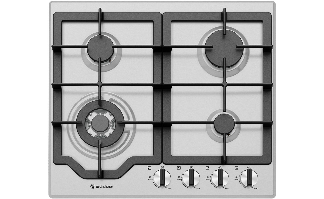 Westinghouse 60cm 4 Burner Gas Cooktop WHG644SC