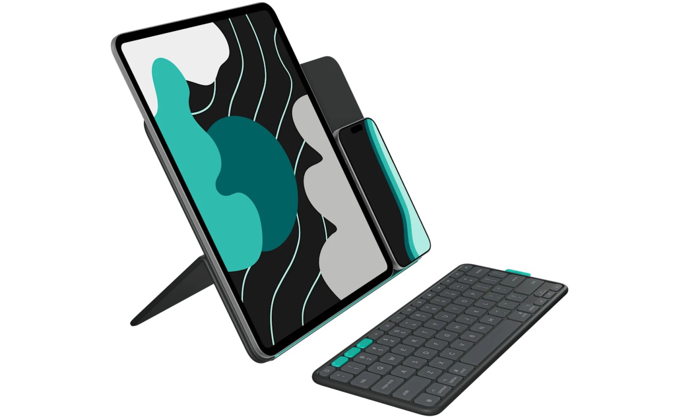 Logitech Flip Folio for iPad Pro 13 inch M4 & Air 13 inch M2/M3 (Graphite) 920013394