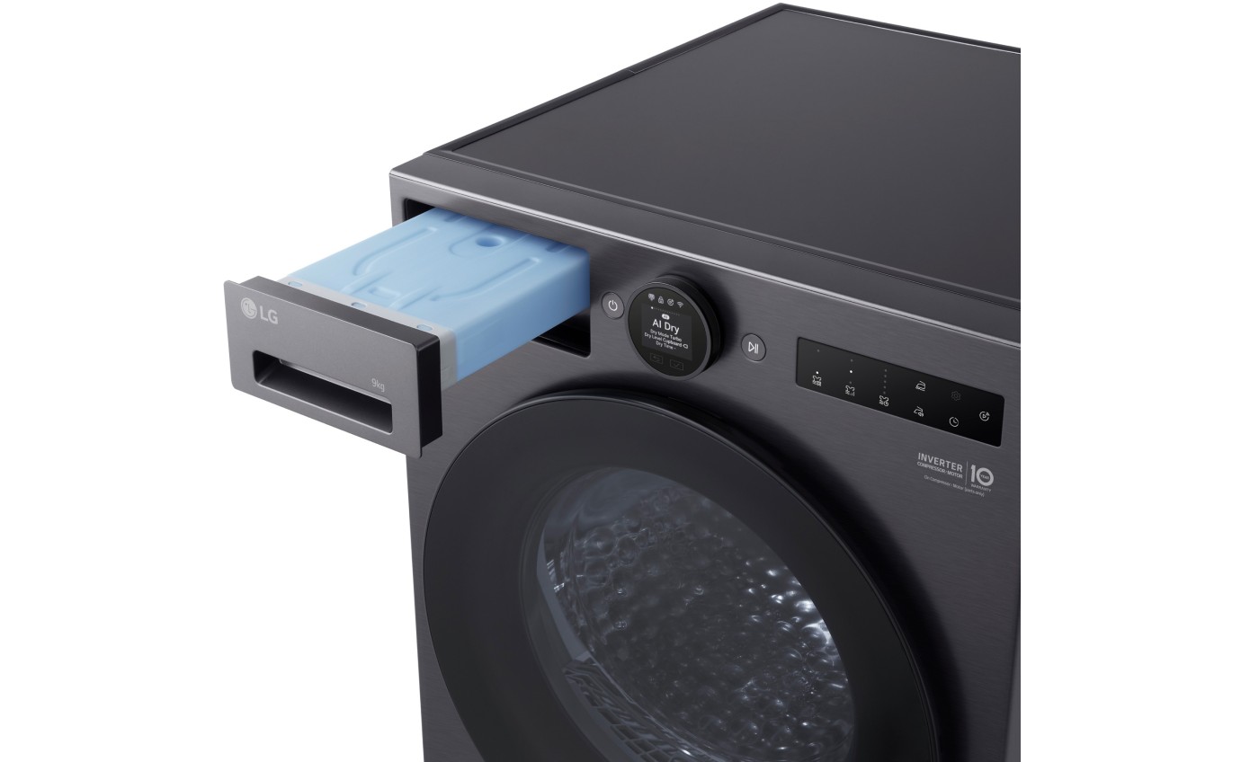 LG 9kg Series 9 Heat Pump Dryer DXH909MB