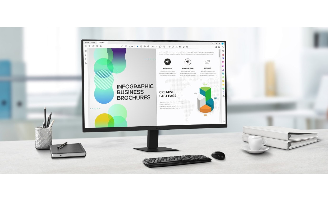 LG 32 inch QHD IPS Monitor with USB-C LG32U631AB