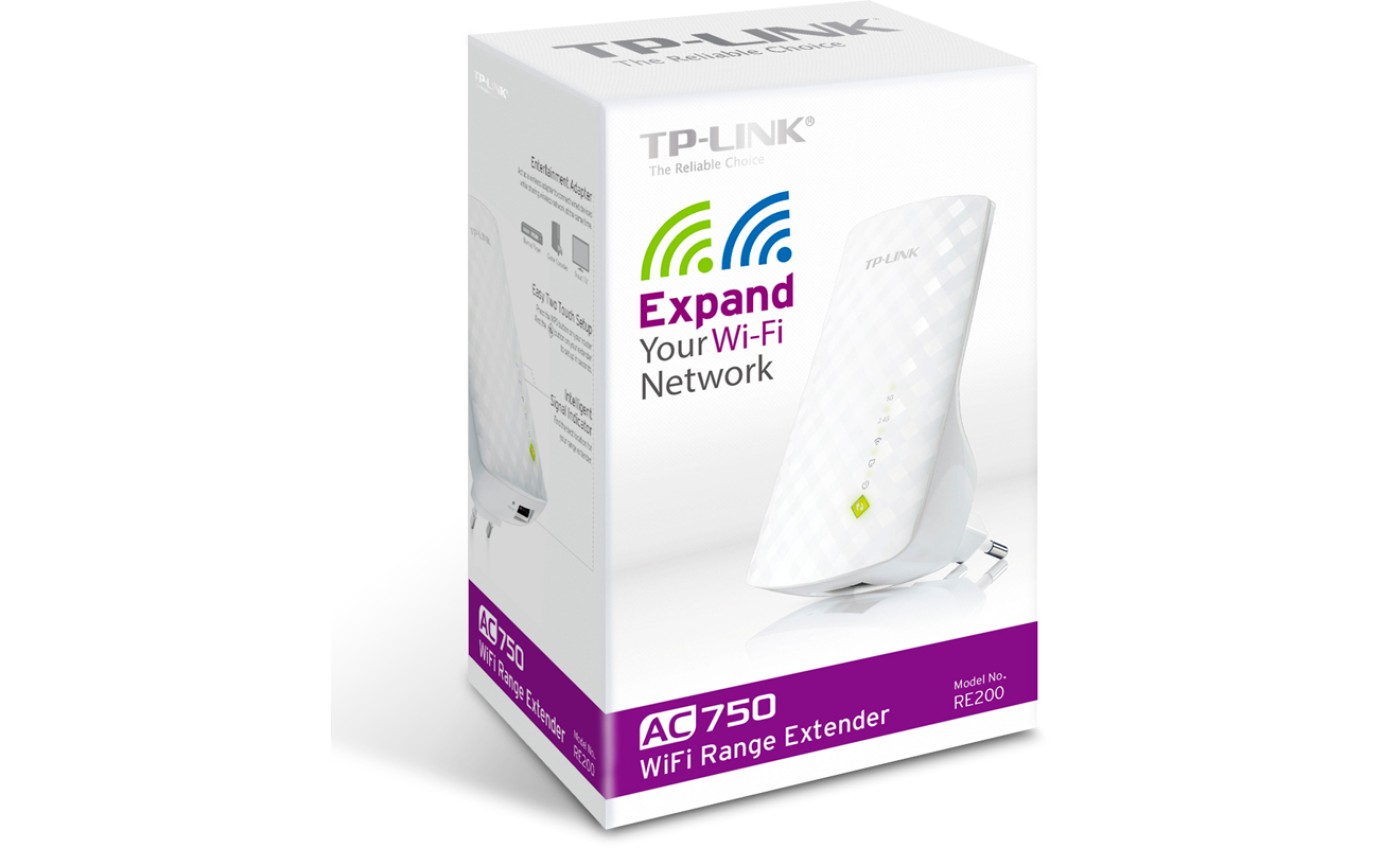 TP-Link AC750 Universal Dual Band Wi-Fi Range Extender RE200