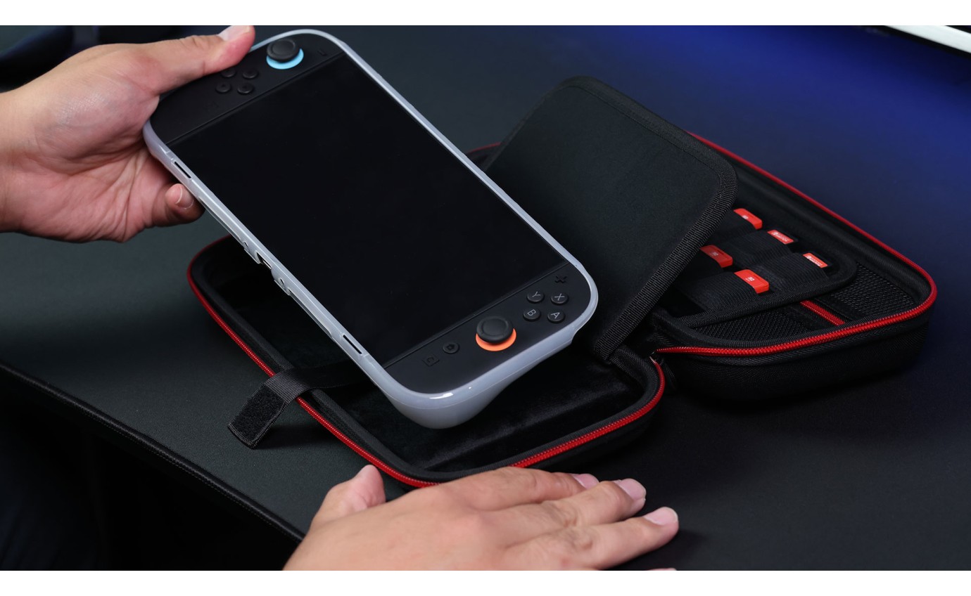 Powerwave Premium Carry Case for Nintendo Switch 2 (Black Crimson) 169381