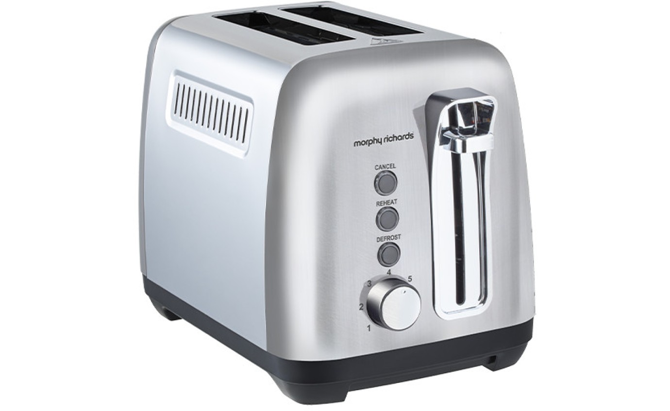 Morphy Richards Equip 2 Slice Toaster (Stainless Steel) MRET02SS