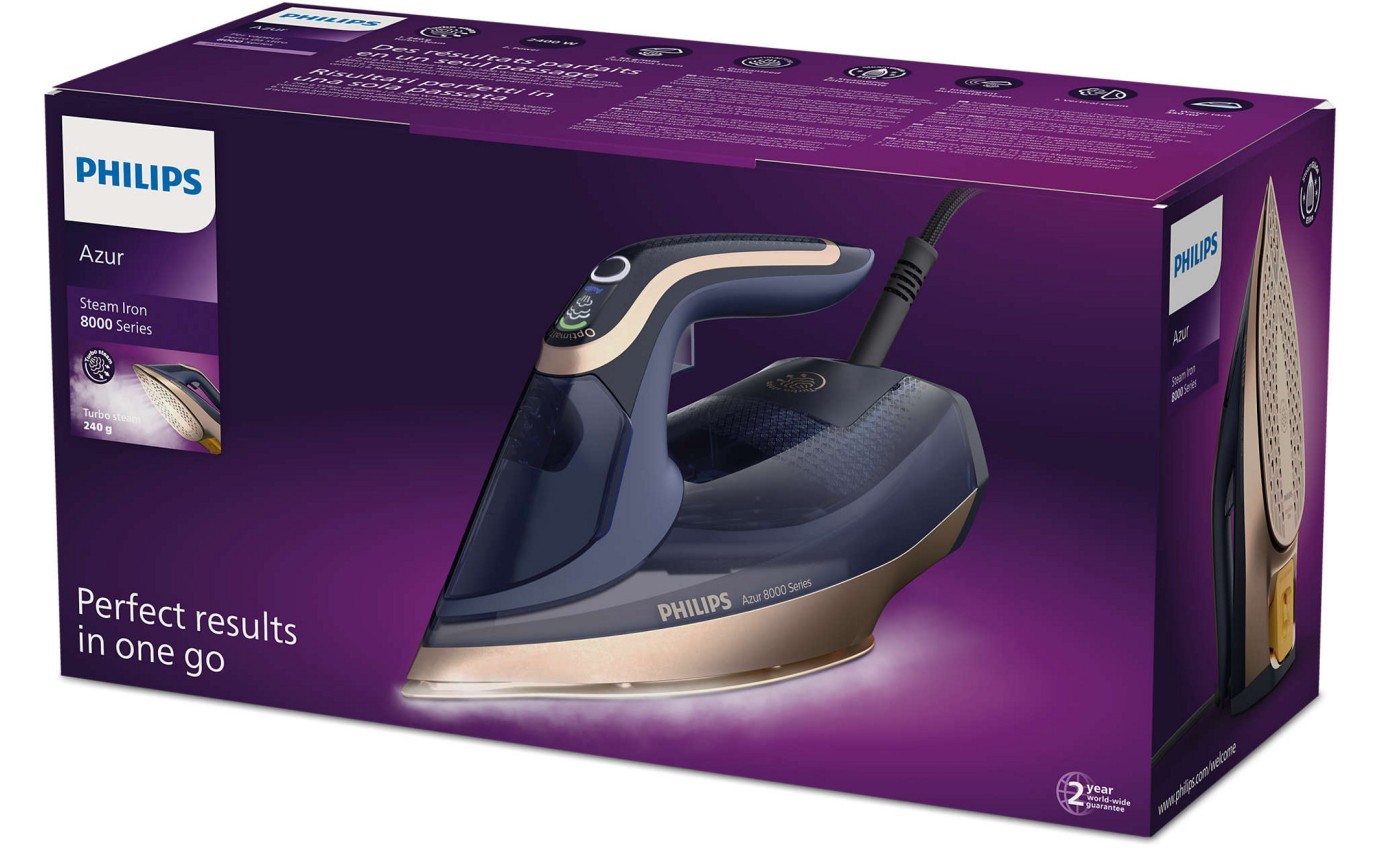 Philips PerfectCare 8000 Series Steam Iron (Navy) DST805021