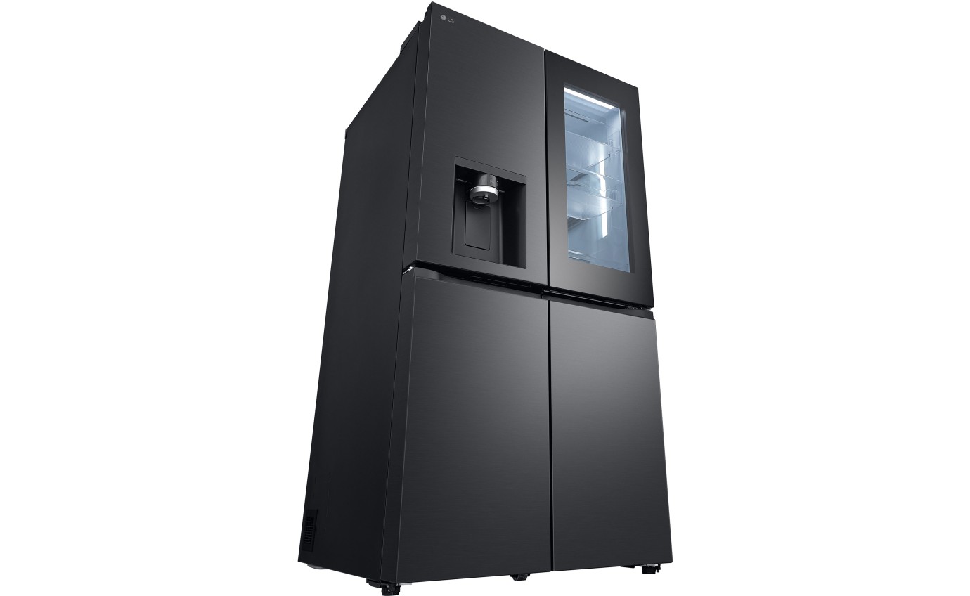 LG 847L InstaView French Door Fridge (Matte Black) GFV900MBLC