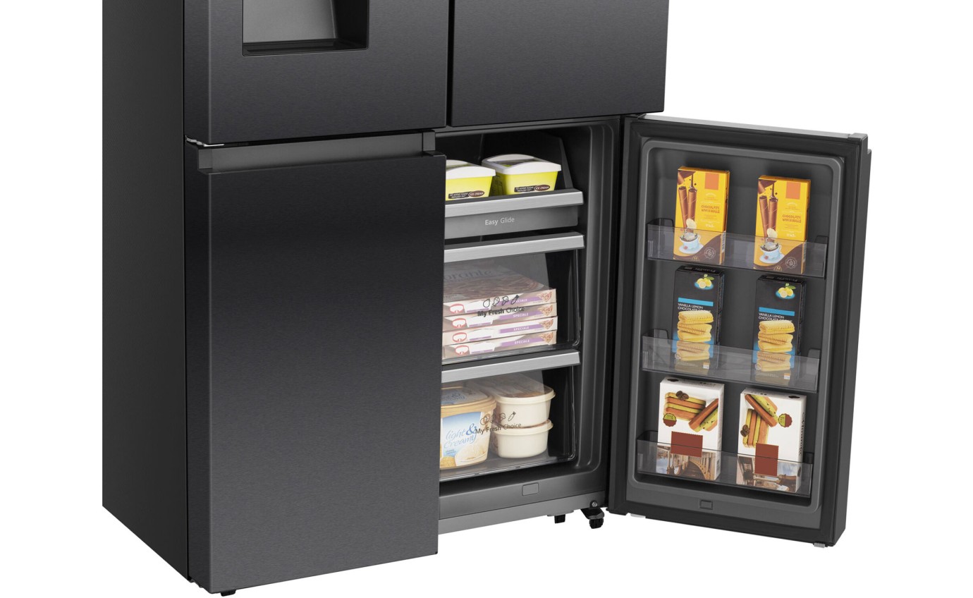 Hisense 585L French Door Refrigerator (Dark Stainless Steel) HRCD586TBWB