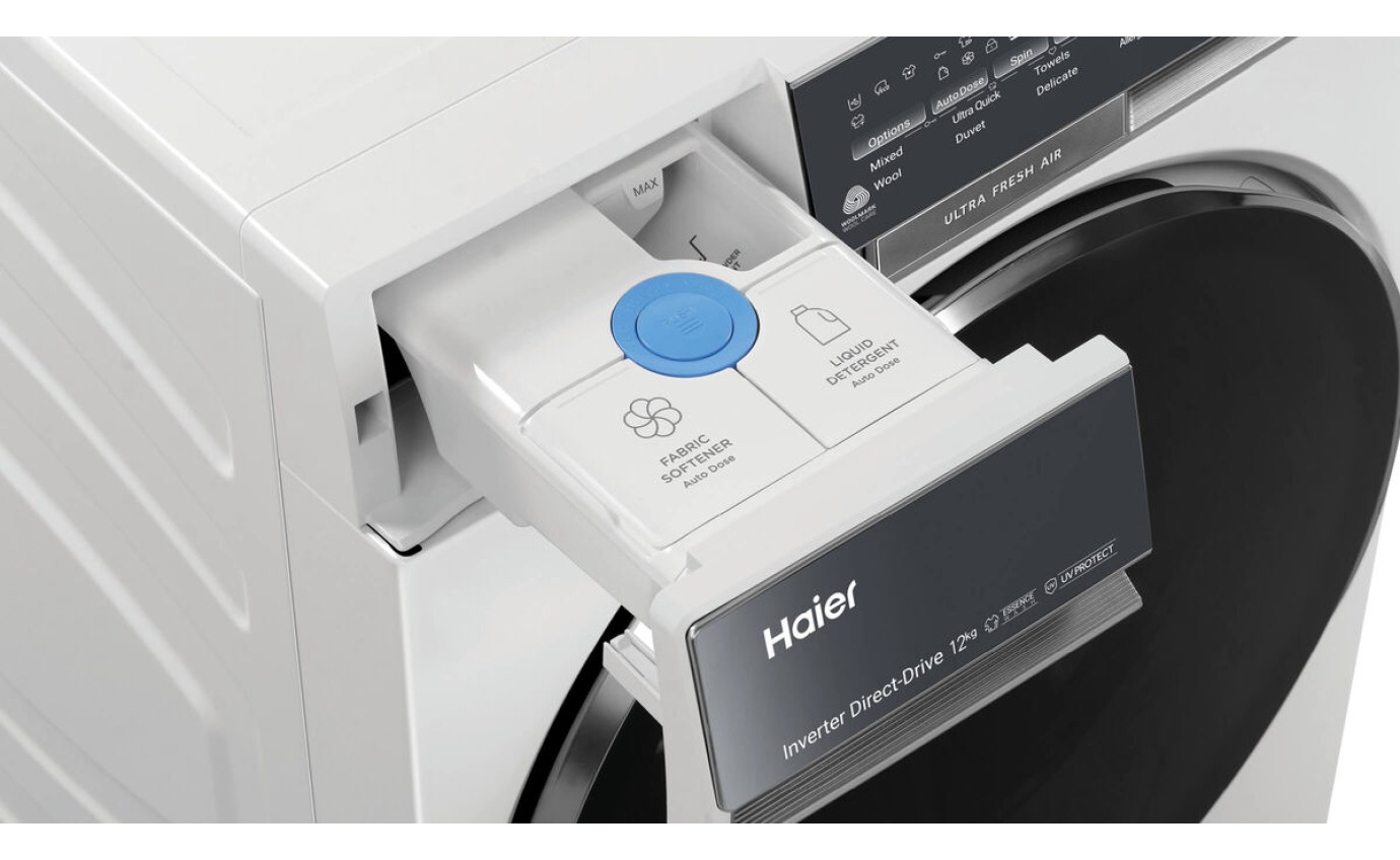 Haier 12kg 500 Series Front Loader Washing Machine (White) HWF12DW1