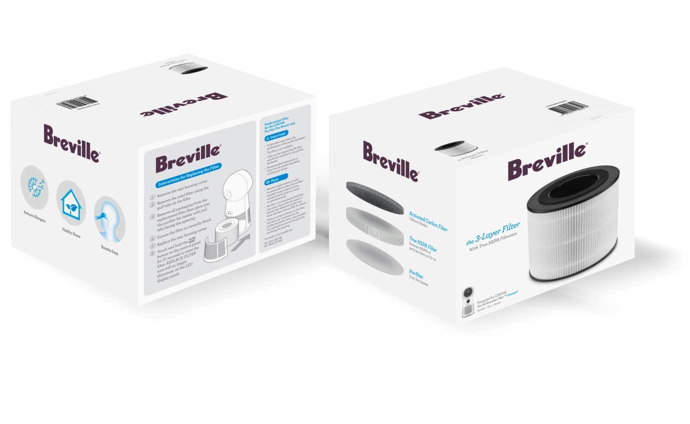 Breville 3-Layer Filter for the AirRounder&trade; Plus Connect Purifier LPH070WHT